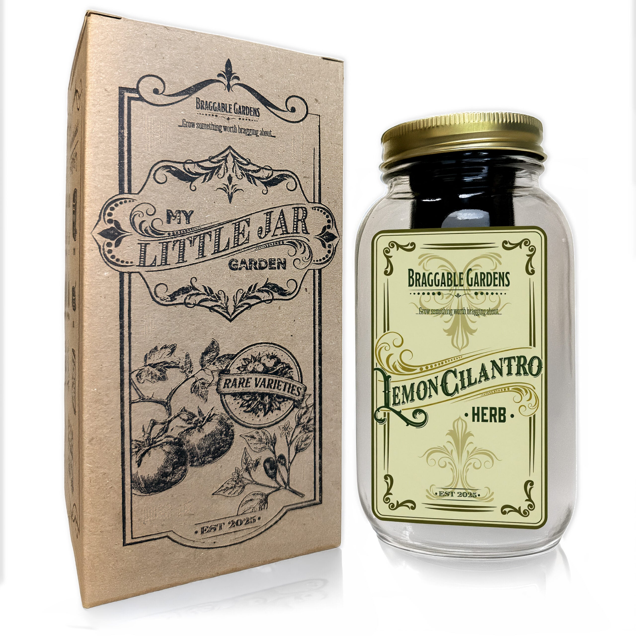 Lemon Cilantro Indoor Herb Garden Kit image 2